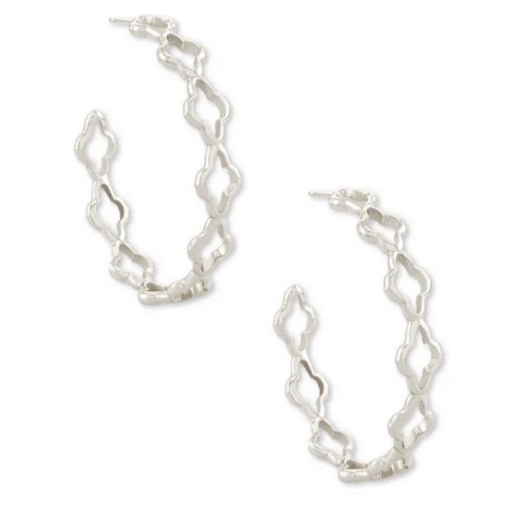 Kendra Scott Jewelry - Kendra Scott Abbie silver hoop earrings